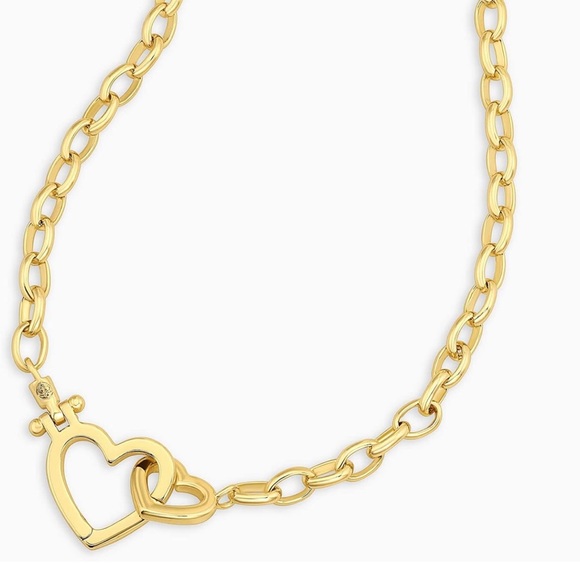 Gorjana Jewelry - Gorjana NWT Parker Heart Necklace - Gold